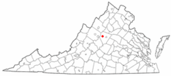 Location in the Commonwealth of Virginia