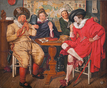 Alegre compañía (o Escena en una posada),[3]​ 1615-1620 Museo Bredius, La Haya