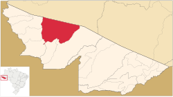 Location of municipality in Acre State