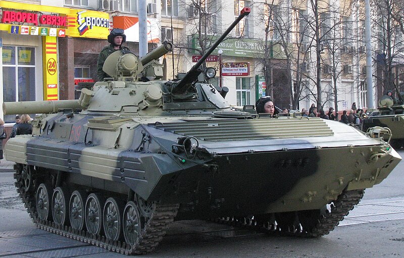 File:BMP-2 military parade rehearsal.jpg