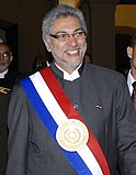 Paraguayan president Fernando Lugo