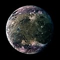 False color image of Ganymede