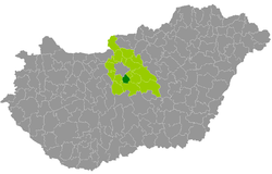 Gyál District within Hungary and Pest County.