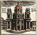 Kollegienkirche in 1712