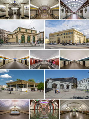 Stations of Saint Petersburg Metro