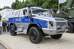 Survivor R in Police configuration as shown at Eurosatory