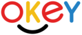 Old logo of OKEY (2018–19)