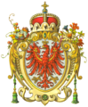 Coat of arms of the former County of Tyrol during the Austro-Hungarian Empire