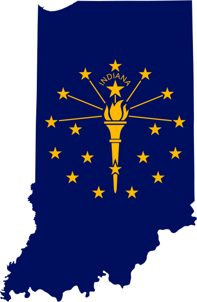 File:Flag map of Indiana.svg