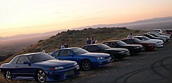 Skyline club meeting, Port Hills, Christchursh, New Zealand.