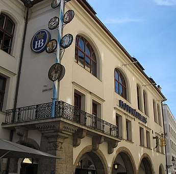 Hofbräuhaus in Munich, Germany.