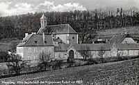 Mayerling lodge as it appeared when the crown prince killed himself there (before 1889)