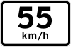 Advisory speed