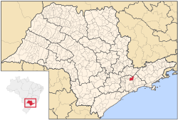 Location of Guarulhos