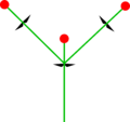 Simple dichasium