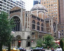 Iglesia Episcopal de San Bartolomé (1916-1917), Nueva York, obra de Bertram Goodhue