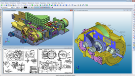 Скриншот программы T-FLEX CAD