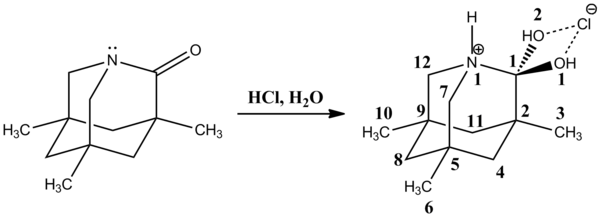 1-aza-3,5,7-trimethyladamantan-2-one