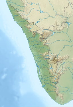 Location of Kavvayi in Kerala, India