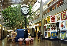 The Mall in Columbia, interior view, original section, c. 1979