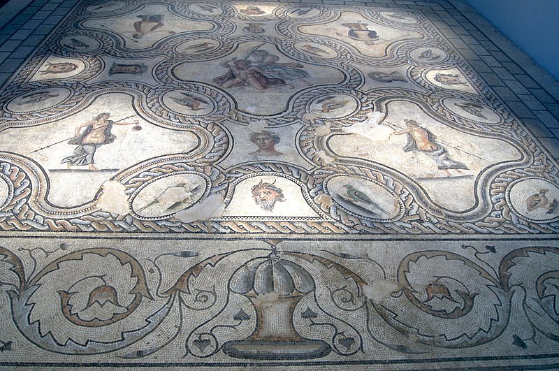 File:Mosaic Pentheus Nimes.jpg