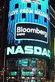 NASDAQ at night