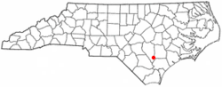 Location of Harrells, North Carolina