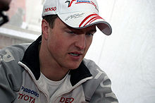 Ralf Schumacher wearing a hat