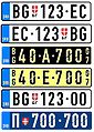 New plates from Serbia