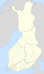 Location of Tarvasjoki in Finland