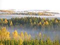 Tytuvėnai regional park landscape from above