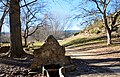 Prado de la Vega en Vallanca (Valencia), con detalle de la Fuente de la Vega (2021).