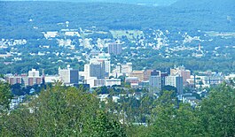 Downtown skyline seen from Giants Despair Mountain