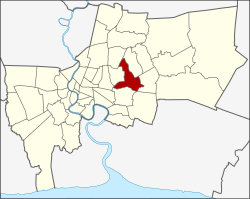 Khet location in Bangkok