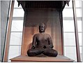 Seated Buddha, early 10th c. Cast iron, h. 150 cm. National Museum of Korea.