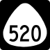 Hawaii Route 520 marker