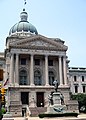 Image 2The fifth Indiana Statehouse in Indianapolis built in 1888 on the site of the third statehouse (from History of Indiana)