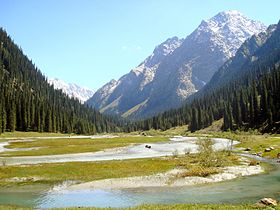 Tian Shan mountain range - Kyrgyzstan