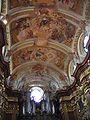 Frescoed ceiling of the church