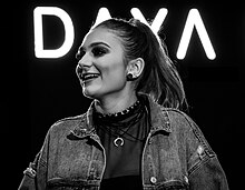 Daya performing in Los Angeles in 2016