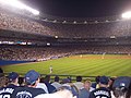 The stadium during a night game