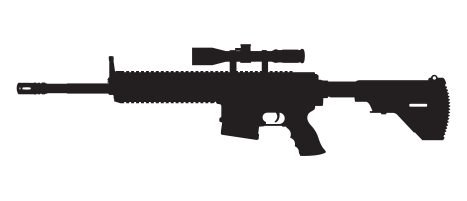 File:H&K HK417 silhouette.svg