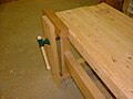 A leg vise