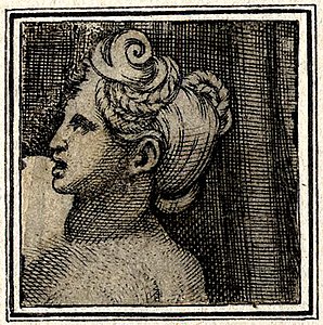 Corresponding fragment to image 2 thought to be by Agostino Veneziano.[1] Around 1530.[2]