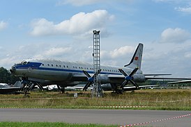 Ту-114 в Центральном музее ВВС в Монине