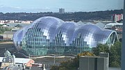 The Glasshouse, viewed from Newcastle.