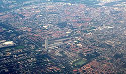 Aerial view of Tilburg