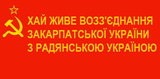 Флаг, использовавшийся на митингах и демонстрациях