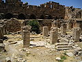 Pillars of the former mosque