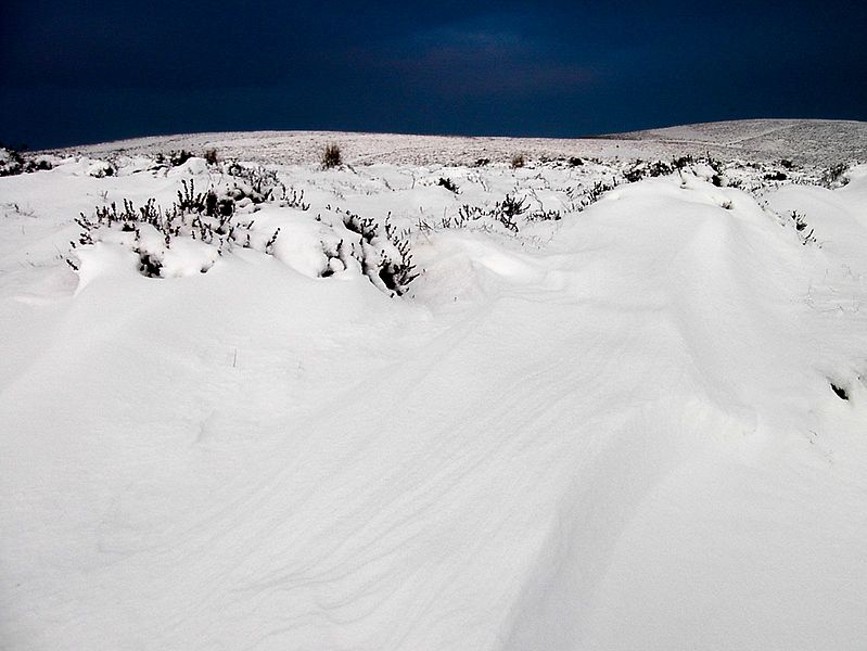 File:Long Mynd snowdrift.jpeg